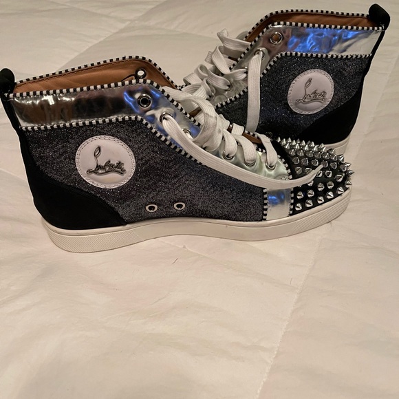 Authentic mens high top louboutin spike sneakers - Picture 4 of 4
